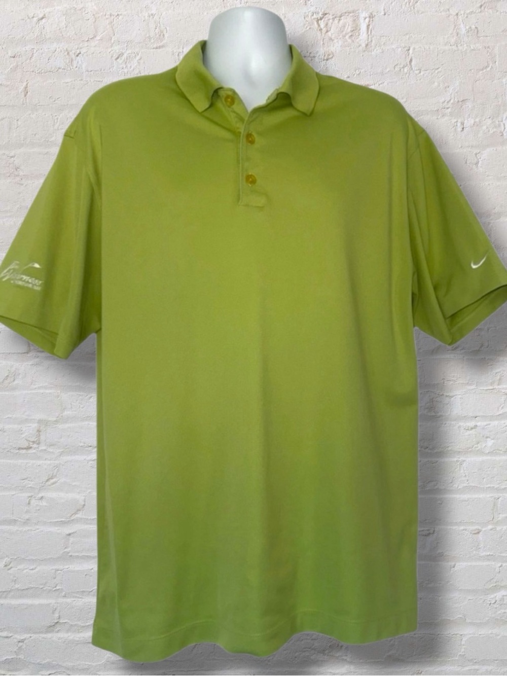 Nike Golf Dri-FIT Polo Shirt XL Green | Style 128898-375